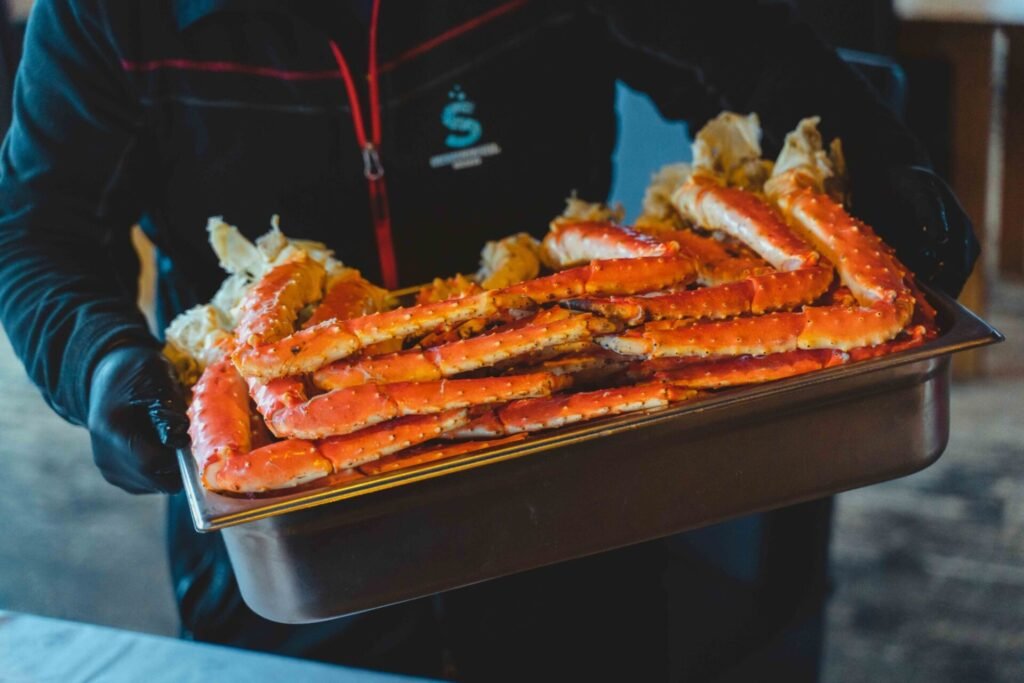 Arctic King Crab local cuisine in  norway