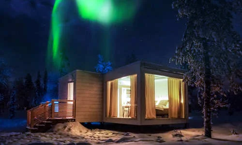 Lapland, Finland: Glass Igloos and Snowy Cabins