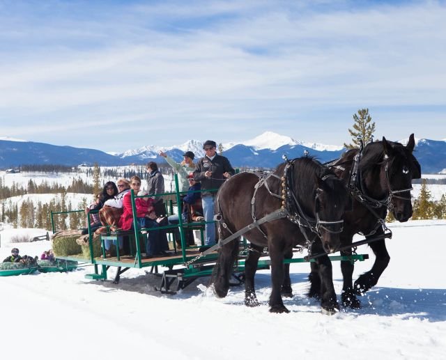 Colorado Rockies, USA tubing and sledding 
