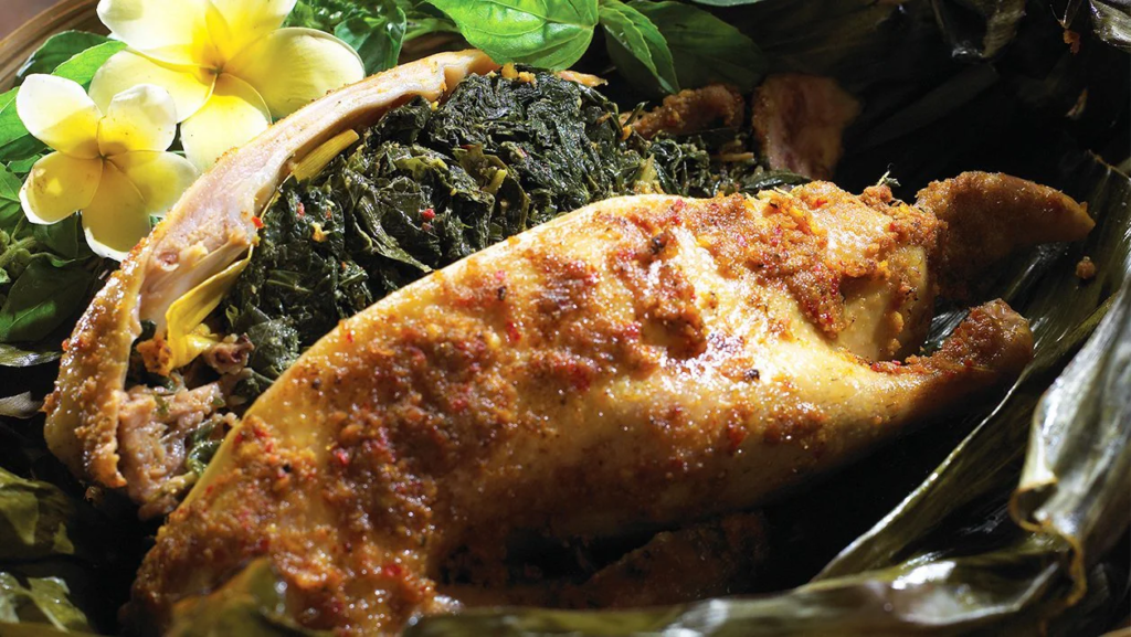 Balinese Cuisine,Uncover Bali's Culinary Treasures : Bebek Betutu (Slow-Cooked Duck)